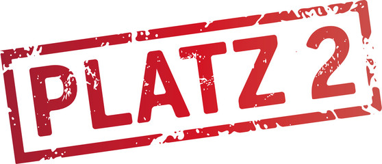 roter stempel Platz 2