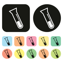 laboratory equipment icon. Hospital icon. Medical icon. Vector