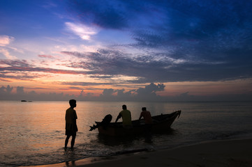 Traditional Malaysian Fisherman