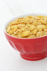 delicious corn flakes breakfast