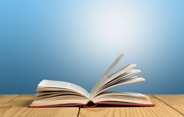 Book, open, page.