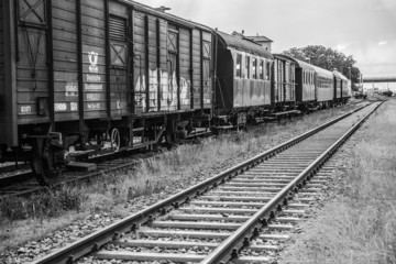 Fototapeta na wymiar Old Railway Carriages