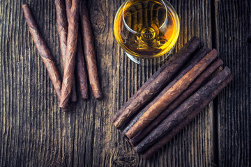 quality cigars and cognac