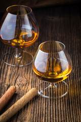 quality cigars and cognac