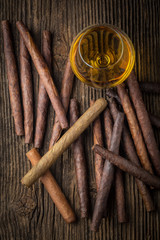 quality cigars and cognac