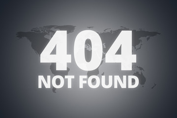 404 Not Found Message on Screen