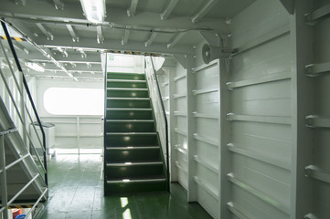 Staircase in the ship