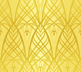 Reticulated pattern with yellow curves in fantasy style