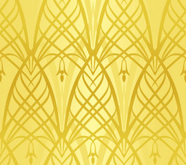 Reticulated pattern with yellow curves in fantasy style