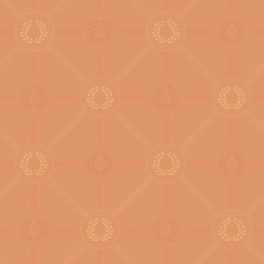 Solemn reticulated pattern with triumphal wreathes