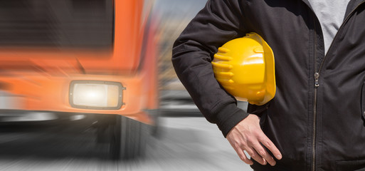 Construction worker ready for job