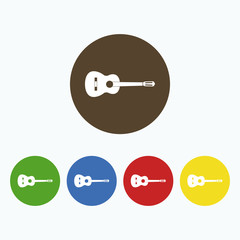 Simple guitar icon.