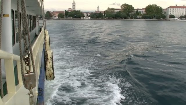 The city of Zadar from the sea01/Adriatic sea trip