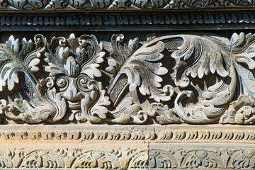 Fresco Hindu temple complex in Bali, indonesia