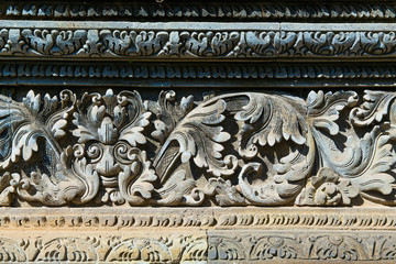 Fresco Hindu temple complex in Bali, indonesia