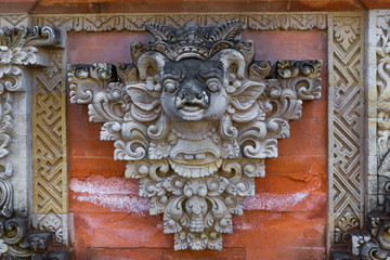 Fresco Hindu temple complex in Bali, indonesia