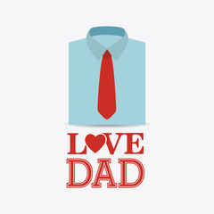 Happy fathers day card design.
