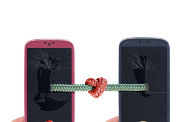 Smartphone tied love