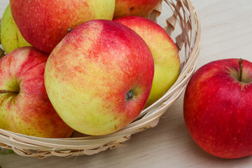 Few apples