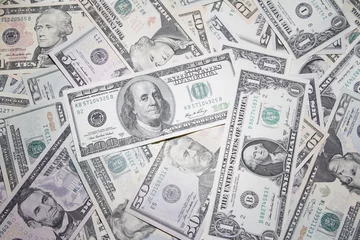 Fotobehang American cash banknotes money © Stillfx