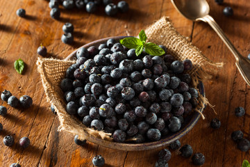 Fresh Raw Organic Blueberries