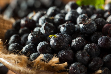 Fresh Raw Organic Blueberries