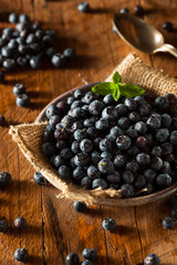 Fresh Raw Organic Blueberries