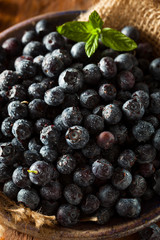 Fresh Raw Organic Blueberries