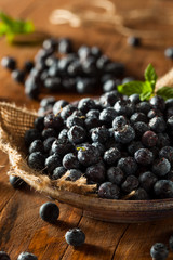 Fresh Raw Organic Blueberries