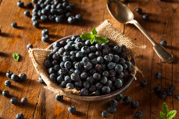 Fresh Raw Organic Blueberries