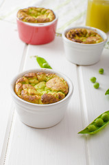 Peas souffle