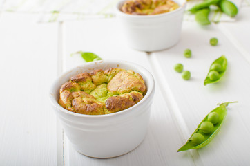 Peas souffle