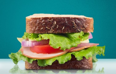 Sandwich, Bread, Healthy Eating.