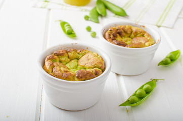 Peas souffle