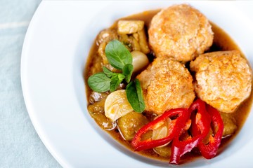 Thai, food, red.