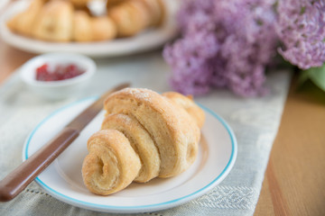 Croissant zum Frühstück 