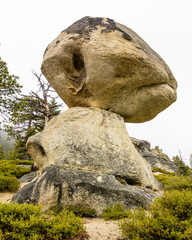 The Balancing Rock in D. L. Bliss State Park, California