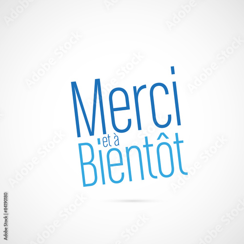 "merci à bientôt" fichier vectoriel libre de droits sur la banque d