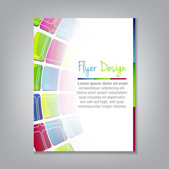 Business flyer template, brochure or corporate banner