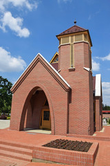 Obraz premium Chapel in the cemetery