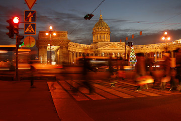 Saint Petersburg, Kazan Cathedral.