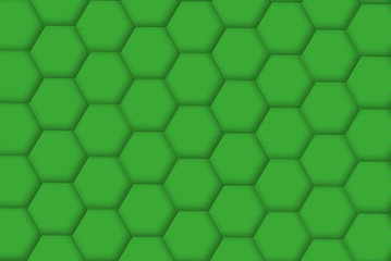 Simples Hexfeld Grün