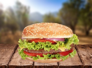 Food, Hamburger, Burger.
