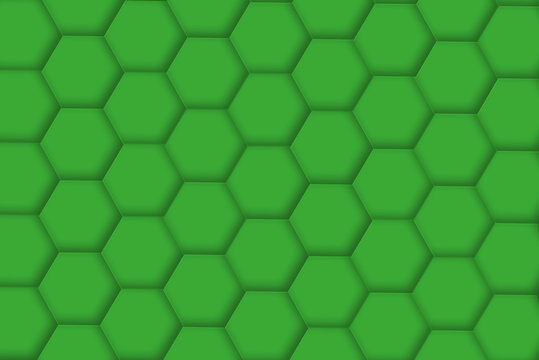 Simples Hexfeld Gr&uuml;n