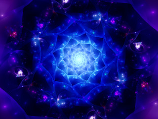 Naklejka premium Magical space mandala