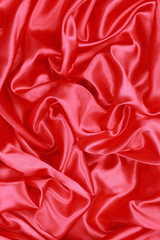 Obraz premium Red Silk cloth of abstract backgrounds