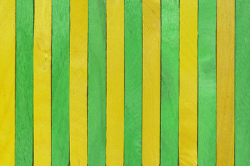 Green and yellow wood