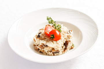 risotto with mushrooms