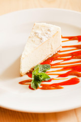 cheesecake with caramel