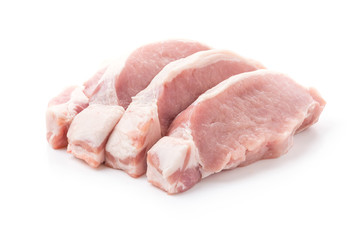 raw meat pork steak